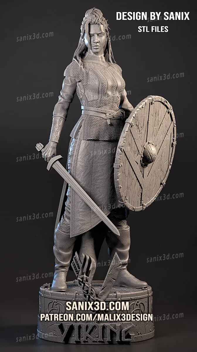 STL - lagertha render 2