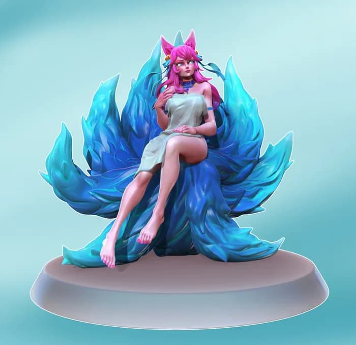 STL - league of legend sprite blossom ahri render 1