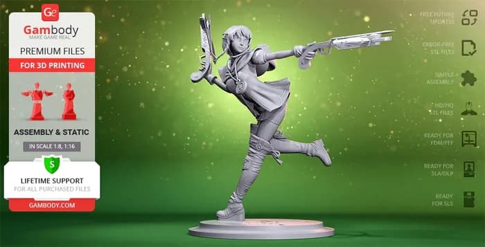 linkle 3d printing figurine assembly