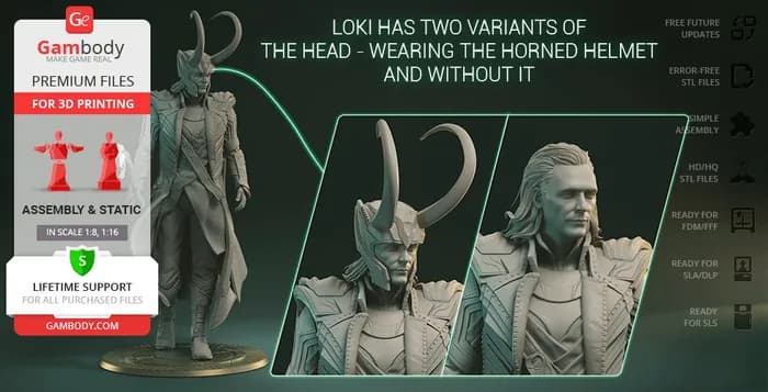 STL - loki sla gambody render 2