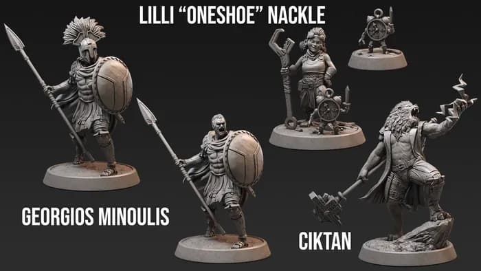 STL - loot studios 04 2021 april ghostly odyssey enemies x render 2