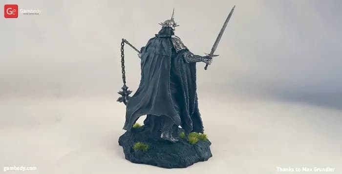 STL - lord of the nazgul 3d printing figurine render 2
