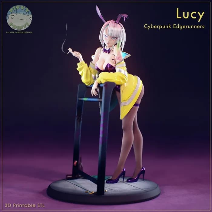 STL - lucy 4 render 3