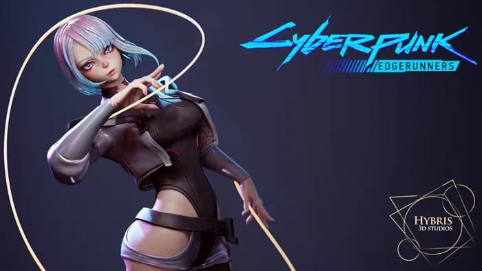 STL - lucy cyberpunk hybris studios render 3