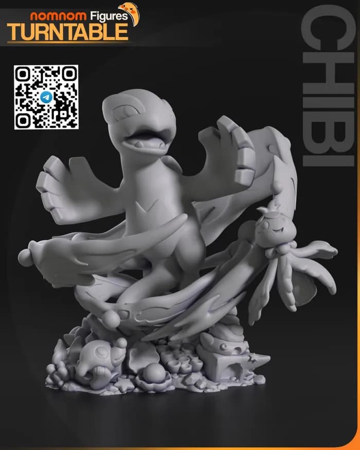 STL - lugia render 3