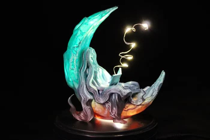 STL - Luna Mística render 4