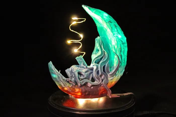 STL - Luna Mística render 5