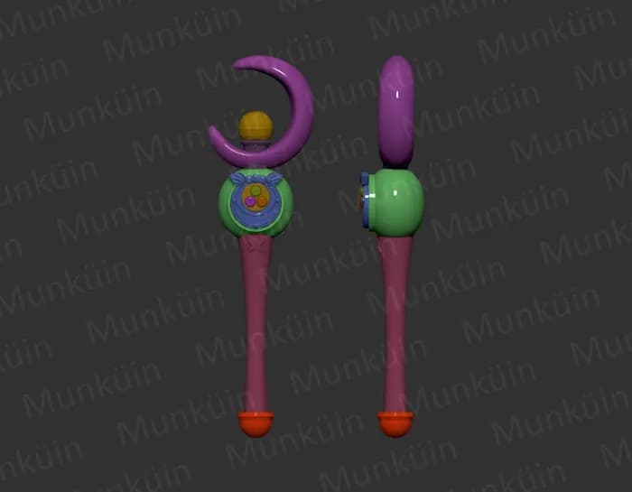 STL - lunar scepter render 4