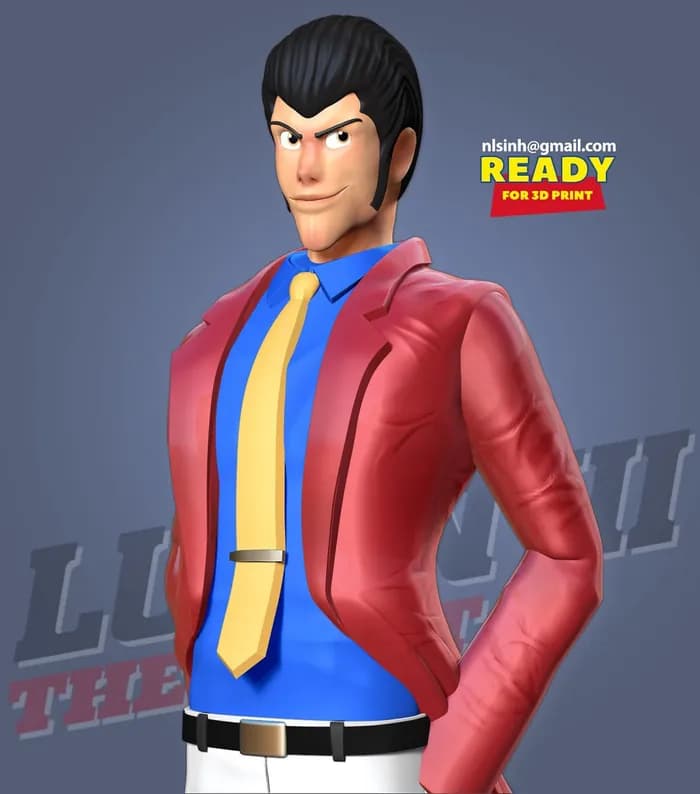 STL - lupin iii the first render 1