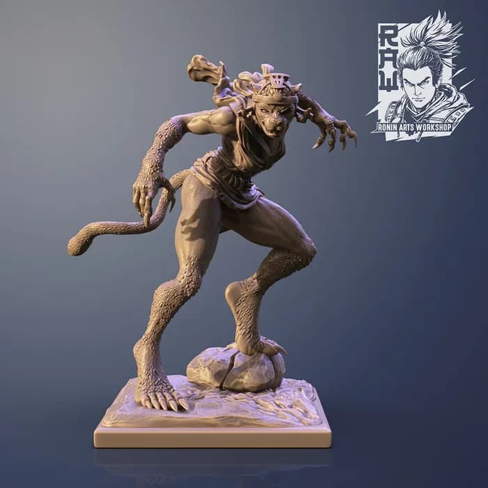 STL - m17 naija the fighter render 2