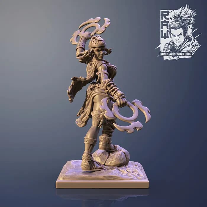 STL - m17 naija the fighter render 3