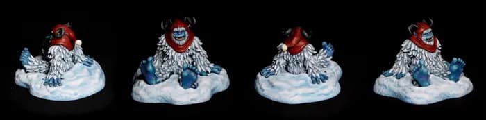 STL - m22 yeti snezhinka render 2