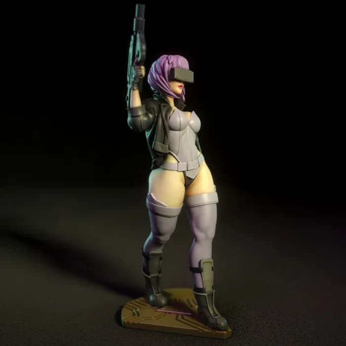STL - major kusanagi nsfw render 3