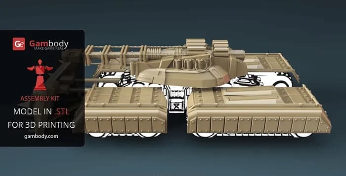 STL - mammoth tank accessories set2 gambody
