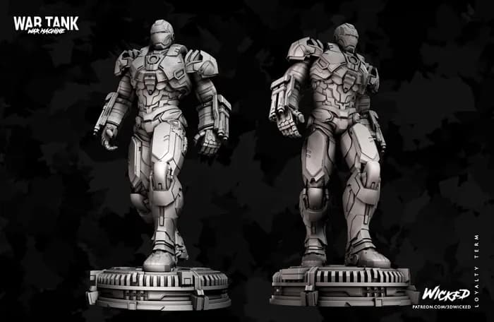 STL - Máquina de Guerra render 2