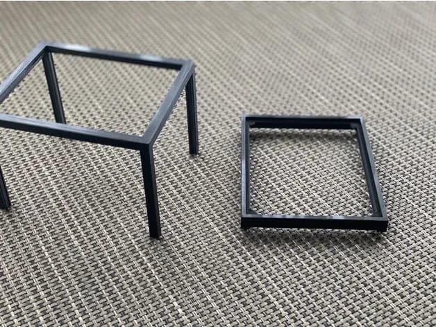 STL - LITOFANIA FRAME FOR IKEA VISSLEBO LAMP