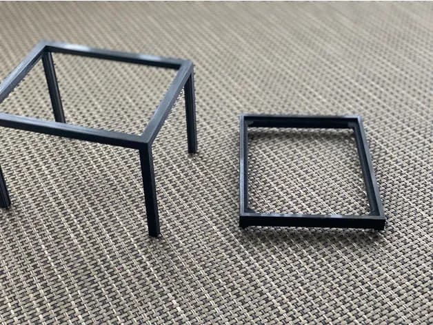STL - Marco de litofanía para lámpara Visslebo de IKEA render 5