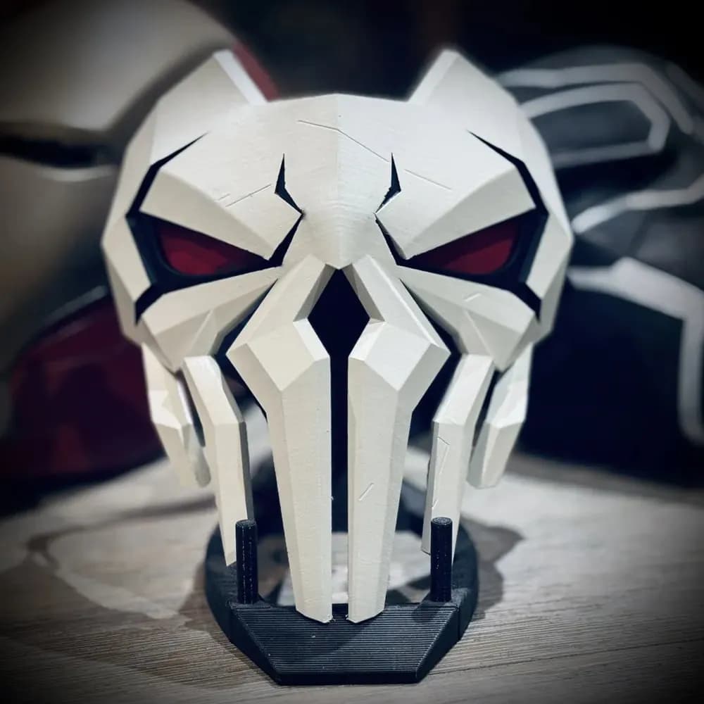 STL - Punisher Inspired Marvel Rivals Mask