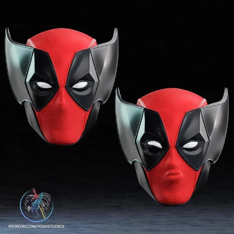 STL - Wolverine Style Deadpool Masks