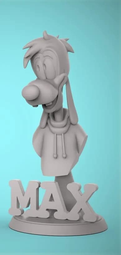STL - max goof (the goofy movie) render 2
