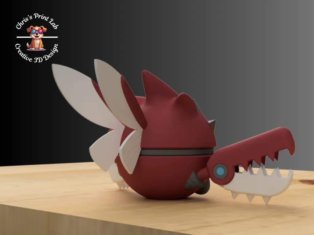 STL - Mega Scizor render 2