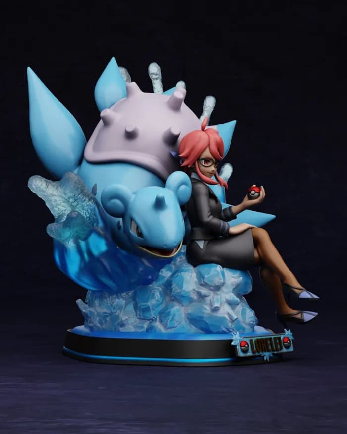 STL - merge project figures lorelei and lapras t me moxomor aka render 2