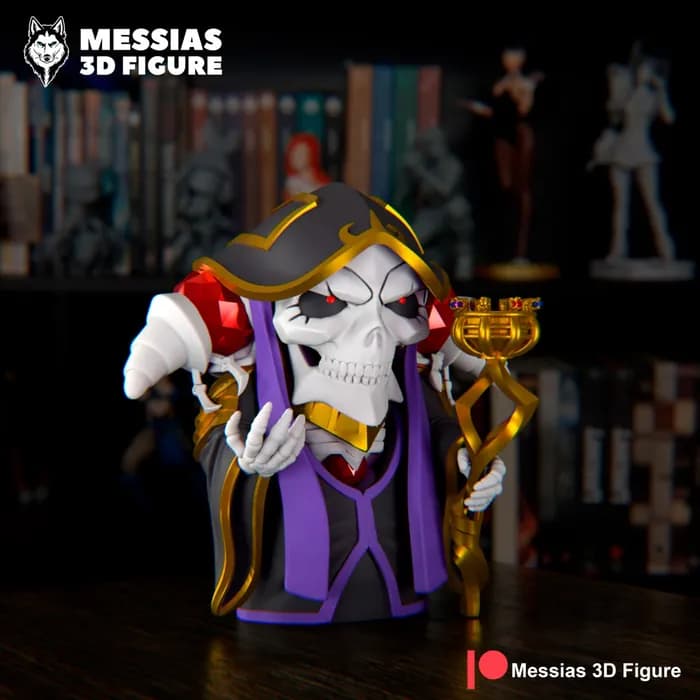 messias 3d figure ainz ooal chibi