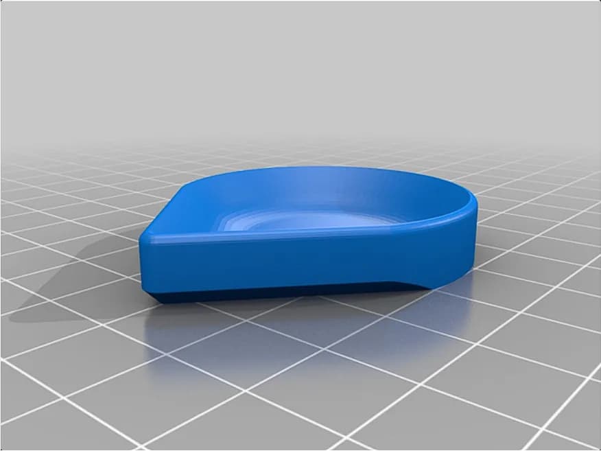 STL - Mezclador de pintura para aerógrafo render 2