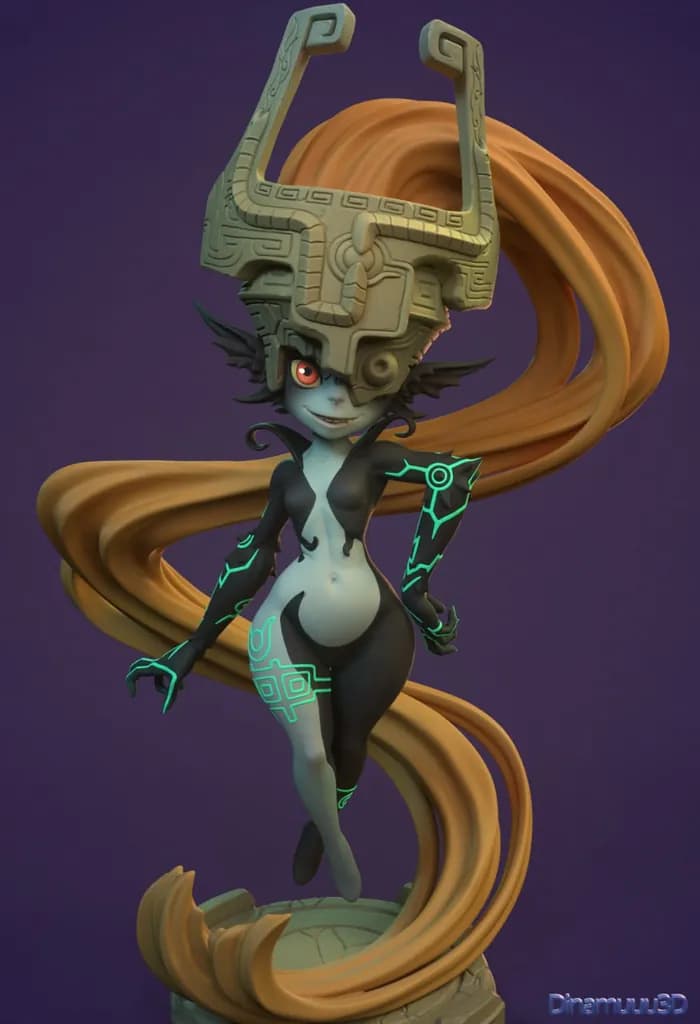 STL - Midna del juego The Legend of Zelda: Twilight Princess
