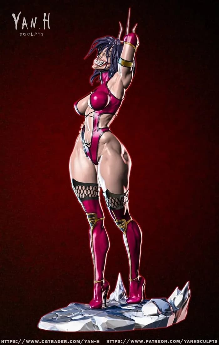STL - mileena (3) render 3