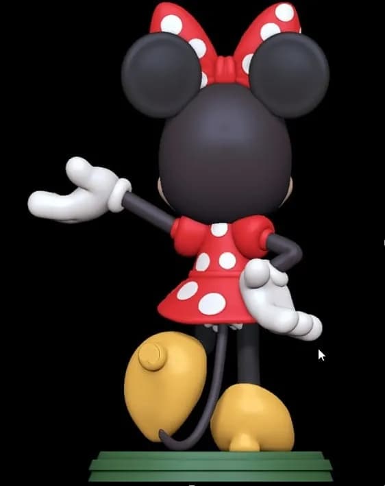 STL - minnie mouse 1 render 2