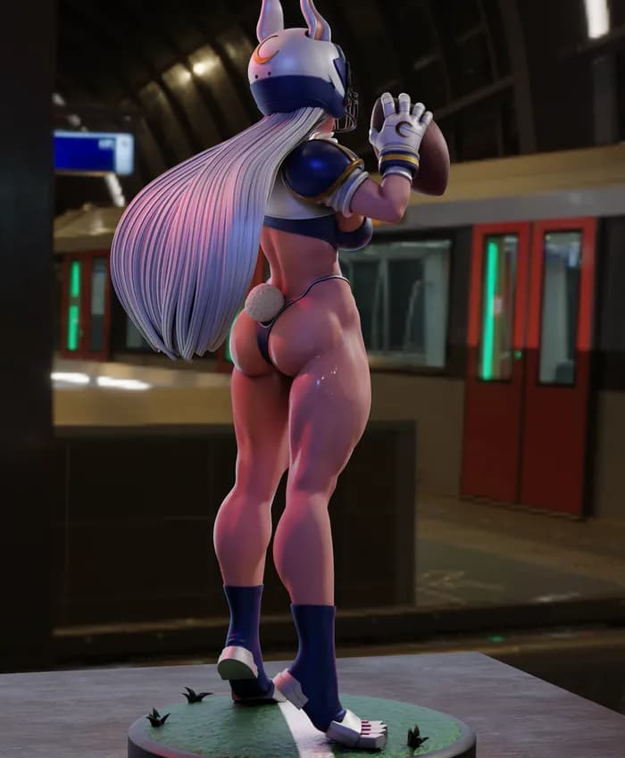 STL - Mirko Jugadora de Fútbol Americano render 5