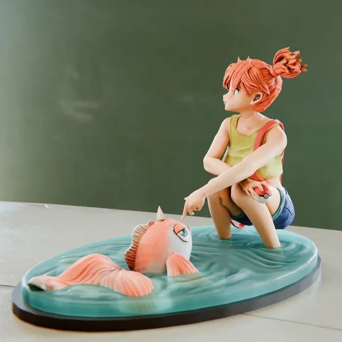 STL - misty and goldeen render 2