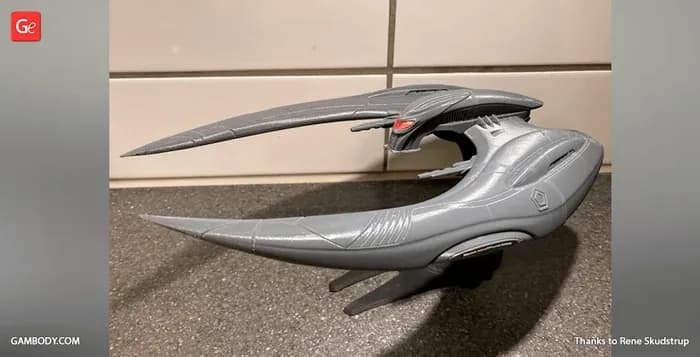 STL - modern cylon raider gb render 2