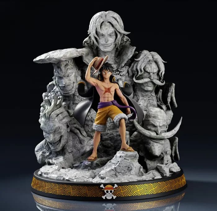 STL - Monkey D. Luffy, Trafalgar Law, and Kozuki Oden