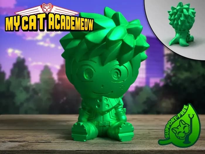 STL - my+hero+academia+ +deku+izuku+midoriya render 1