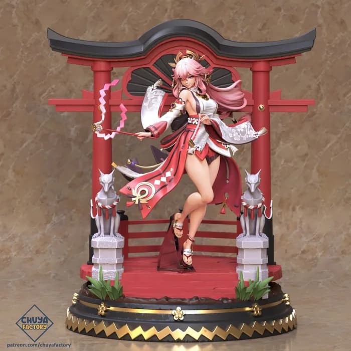 STL - myairbridge yae miko render 1