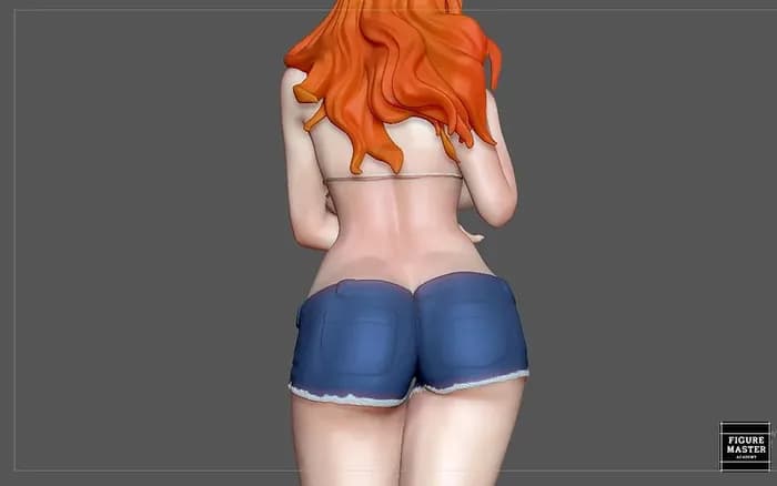 STL - nami one piece render 2