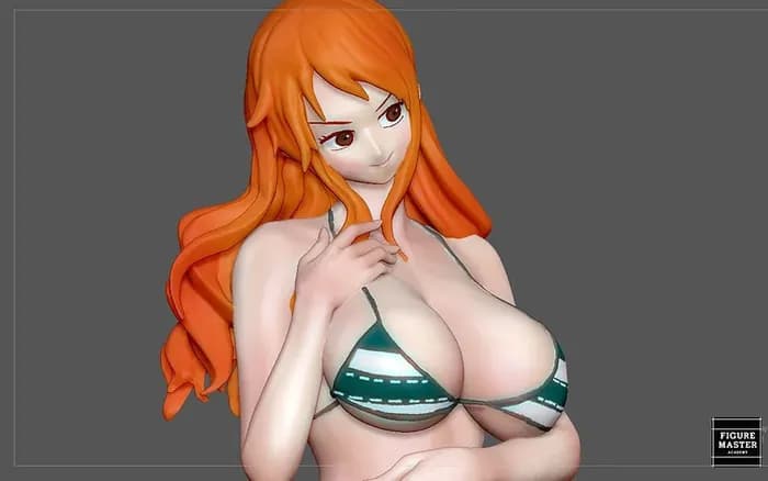 STL - nami one piece render 3