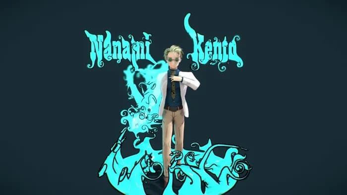 STL - Nanami Kento Jujutsu Kaisen figura render 2