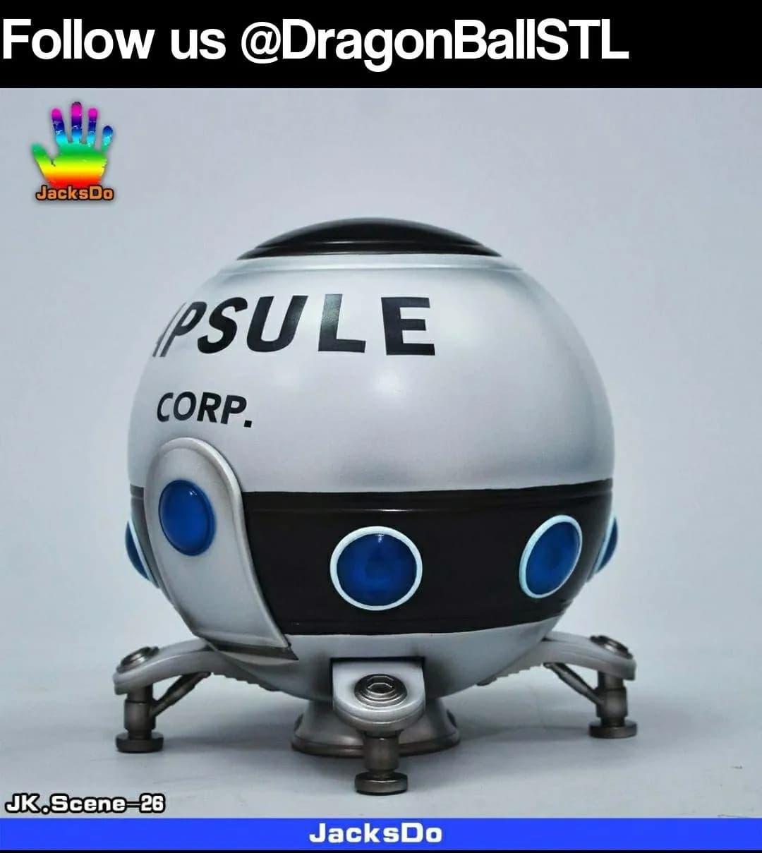 STL - Nave Cápsula Corporación Capsula 2 render 1