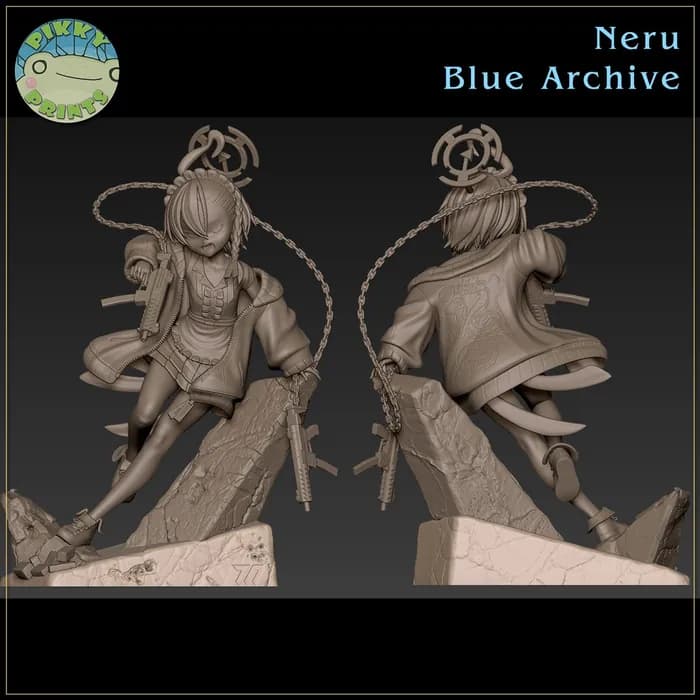 STL - neru render 2
