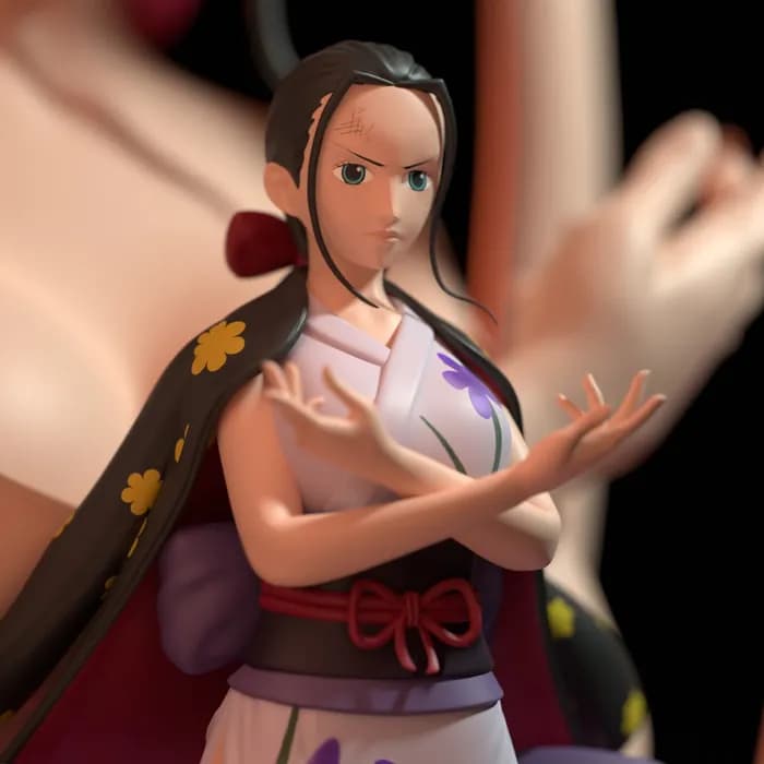 STL - nico robin wano arc render 2