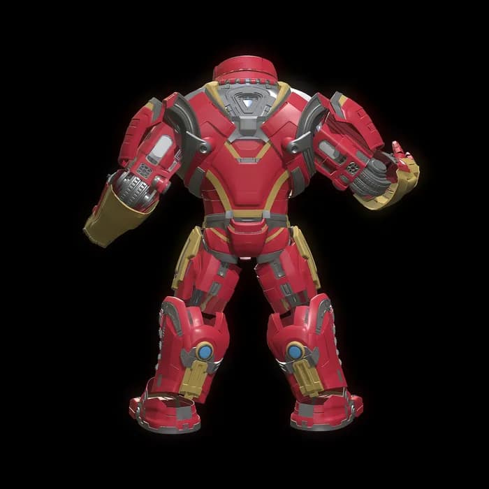 STL - nikko infinity war hulkbuster render 2