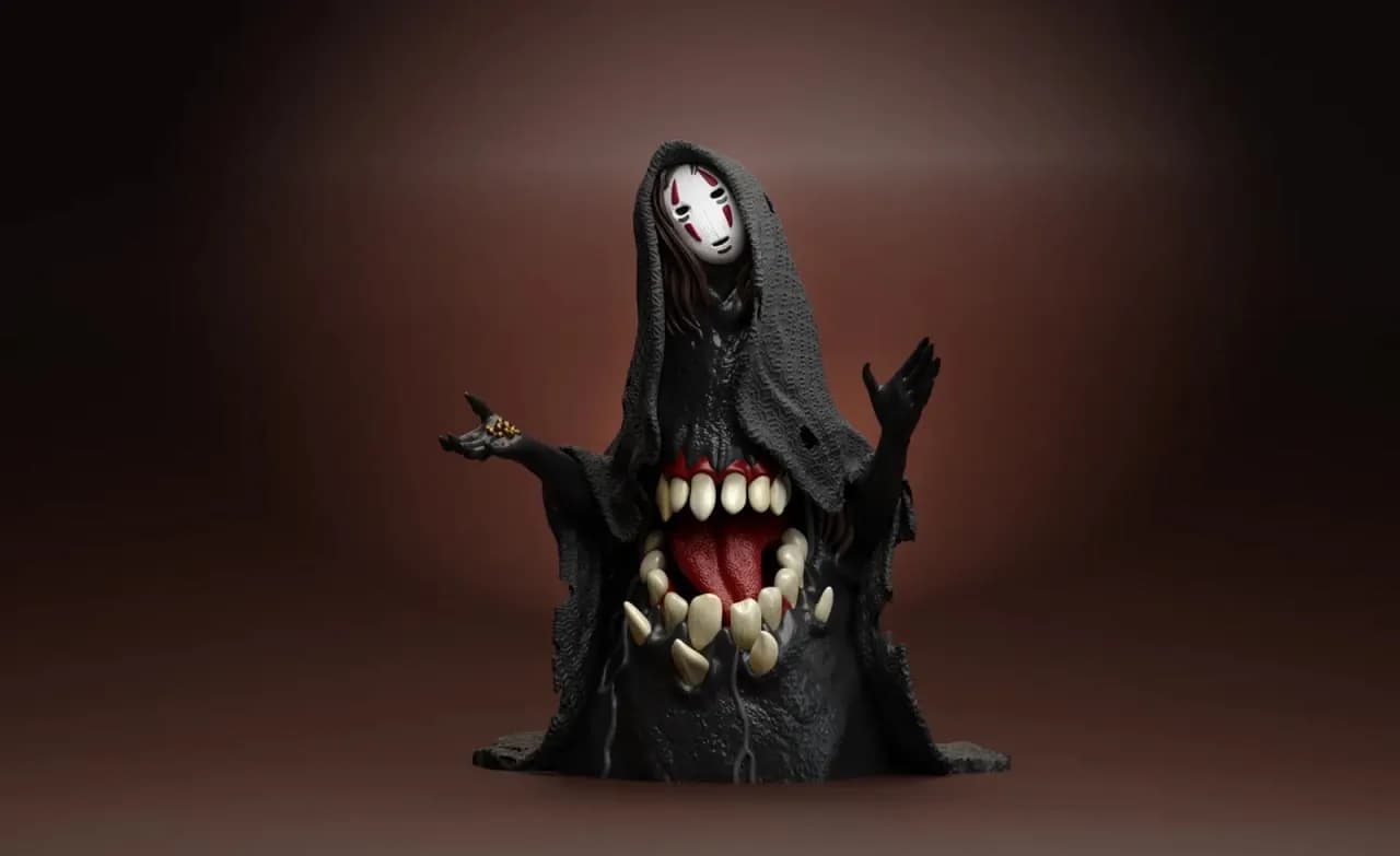 STL - No Face Figura 3D render 2