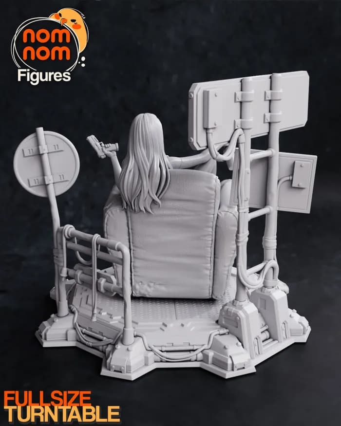 STL - nomnom figures rebecca cyberpunk edgerunners render 2