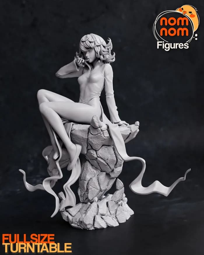 STL - nomnom figures tatsumaki from one punch man render 3