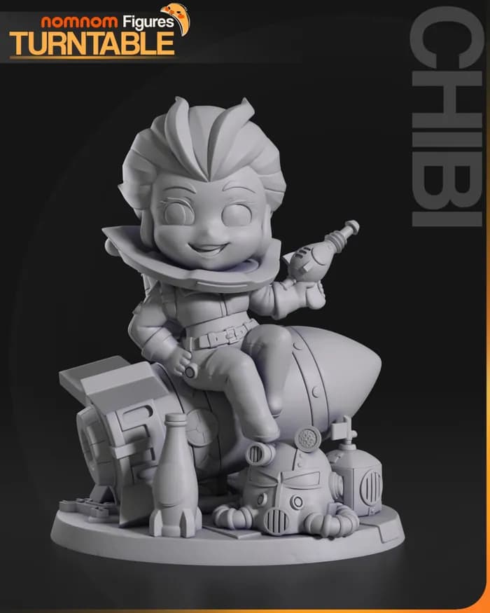 STL - nukagirl render 2