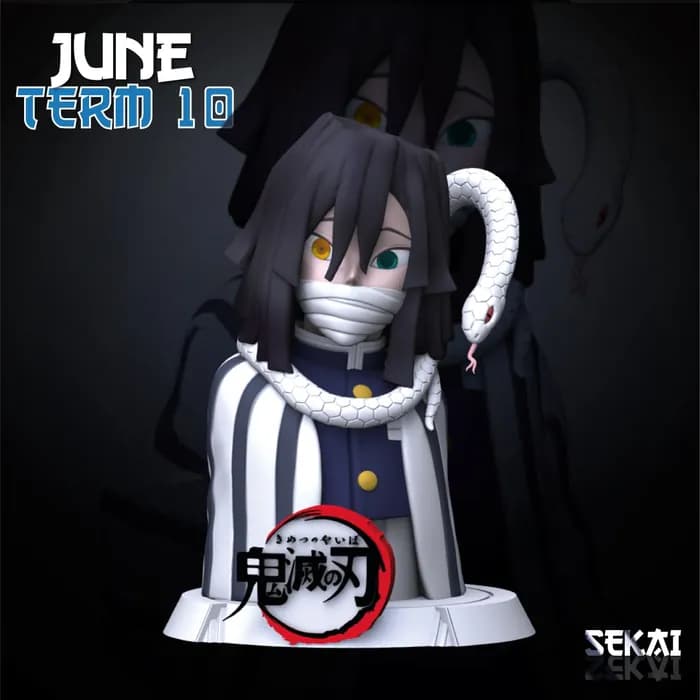 obanai sculpture sekai 3d models 16 cm 20 parts