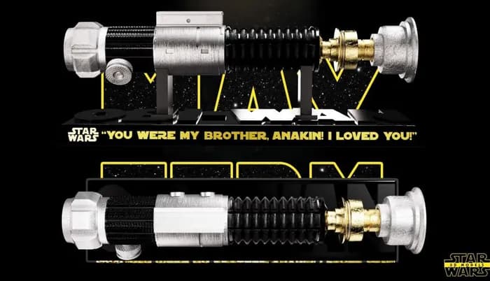 STL - obi wan ligthsabers star wars 3d modes 30 cm 8 parts render 1
